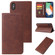 iPhone X / XS Calf Texture Magnetic Horizontal Flip Leather Case with Holder & Card Slots & Wallet - Brown