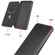 iPhone X / XS Carbon Fiber Texture Horizontal Flip TPU + PC + PU Leather Case with Card Slot - Black
