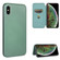 iPhone X / XS Carbon Fiber Texture Horizontal Flip TPU + PC + PU Leather Case with Card Slot - Green