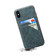 iPhone X / XS Card Slots Full Coverage PU+TPU Phone Case - Blue