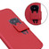 iPhone X / XS Cartoon Buckle Horizontal Flip Leather Phone Case - Red