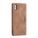 iPhone X / XS CaseMe-013 Multifunctional Retro Frosted Horizontal Flip Leather Case with Card Slot & Holder & Wallet - Brown