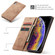 iPhone X / XS CaseMe-013 Multifunctional Retro Frosted Horizontal Flip Leather Case with Card Slot & Holder & Wallet - Brown