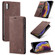 iPhone X / XS CaseMe-013 Multifunctional Retro Frosted Horizontal Flip Leather Case with Card Slot & Holder & Wallet - Coffee