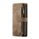 iPhone X / XS CaseMe-C30 PU + TPU Multifunctional Horizontal Flip Leather Case with Holder & Card Slot & Wallet & Zipper Pocket - Brown