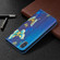iPhone X / XS Colored Drawing Pattern Invisible Magnetic Horizontal Flip PU Leather Case with Holder & Card Slots & Wallet - Gold Butterflies