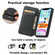 iPhone X / XS Colorful Magnetic Horizontal Flip PU Leather Case with Holder & Card Slot & Wallet - Rhombus Mandala