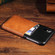 iPhone X / XS Contrast Color PU Leather Protector Back Case with Card Slot  - Brown