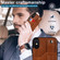 iPhone X / XS Crazy Horse Texture Shockproof TPU + PU Leather Case with Card Slot & Wrist Strap Holder - Brown