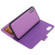 iPhone X / XS Cross Texture Detachable Leather Phone Case - Purple