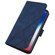 iPhone X / XS Crossbody 3D Embossed Flip Leather Phone Case - Blue