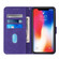 iPhone X / XS Crossbody 3D Embossed Flip Leather Phone Case - Purple