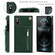 iPhone X / XS Cross-body Zipper Square TPU+PU Back Cover Case with Holder & Card Slots & Wallet & Strap - Green