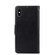 iPhone X / XS Crystal Texture Horizontal Flip Leather Case with Holder & Card Slots & Wallet - Black