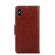 iPhone X / XS Crystal Texture Horizontal Flip Leather Case with Holder & Card Slots & Wallet - Brown