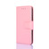 iPhone X / XS Crystal Texture Horizontal Flip Leather Case with Holder & Card Slots & Wallet - Pink