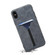 iPhone X / XS Denior DV Elastic Card PU Back Cover Phone Case - Grey