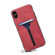 iPhone X / XS Denior DV Elastic Card PU Back Cover Phone Case - Red