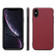 iPhone X / XS Denior V7 Luxury Car Cowhide Leather Ultrathin Protective Case - Dark Red