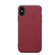iPhone X / XS Denior V7 Luxury Car Cowhide Leather Ultrathin Protective Case - Dark Red