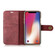 iPhone X / XS DG.MING Crazy Horse Texture Horizontal Flip Detachable Magnetic Protective Case with Holder & Card Slots & Wallet - Red