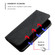 iPhone X / XS Diamond Pattern Splicing Skin Feel Magnetic Horizontal Flip Leather Case with Card Slots & Holder & Wallet - Black