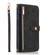 iPhone X / XS Dream 9-Card Wallet Zipper Bag Leather Phone Case - Black