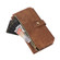 iPhone X / XS Dream 9-Card Wallet Zipper Bag Leather Phone Case - Brown
