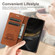 iPhone X / XS Dream Magnetic Suction Business Horizontal Flip PU Leather Case with Holder & Card Slot & Wallet - Brown