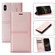 iPhone X / XS Dream Magnetic Suction Business Horizontal Flip PU Leather Case with Holder & Card Slot & Wallet - Rose Gold