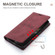 iPhone X / XS Dream Magnetic Suction Business Horizontal Flip PU Leather Case with Holder & Card Slot & Wallet - Wine Red