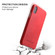 iPhone X / XS Fierre Shann Business Magnetic Horizontal Flip Genuine Leather Case - Red