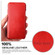 iPhone X / XS Fierre Shann Business Magnetic Horizontal Flip Genuine Leather Case - Red