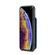 iPhone X / XS Fierre Shann Crazy Horse Card Holder Back Cover PU Phone Case - Blue