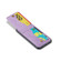 iPhone X / XS Fierre Shann Crazy Horse Card Holder Back Cover PU Phone Case - Purple