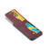 iPhone X / XS Fierre Shann Crazy Horse Card Holder Back Cover PU Phone Case - Wine Red