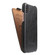 iPhone X / XS Fierre Shann Retro Oil Wax Texture Vertical Flip PU Leather Case - Black