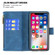 iPhone X / XS Flying Butterfly Embossing Pattern Zipper Horizontal Flip Leather Case with Holder & Card Slots & Wallet - Blue