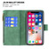 iPhone X / XS Flying Butterfly Embossing Pattern Zipper Horizontal Flip Leather Case with Holder & Card Slots & Wallet - Green