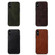 iPhone X / XS Genuine Leather Double Color Crazy Horse Phone Case - Brown