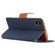 iPhone X / XS GOOSPERY CANVAS DIARY Denim Texture Horizontal Flip Leather Case with Holder & Card Slots & Wallet  - Dark Blue