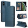 iPhone X / XS GQUTROBE Skin Feel Magnetic Leather Phone Case - Blue