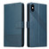 iPhone X / XS GQUTROBE Skin Feel Magnetic Leather Phone Case - Blue