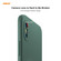 iPhone X / XS Hat-Prince ENKAY ENK-PC0712 Liquid Silicone Straight Edge Shockproof Protective Case + 0.26mm 9H 2.5D Full Glue Full Screen Tempered Glass Film - Dark Green