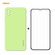 iPhone X / XS Hat-Prince ENKAY ENK-PC0712 Liquid Silicone Straight Edge Shockproof Protective Case + 0.26mm 9H 2.5D Full Glue Full Screen Tempered Glass Film - Light Green