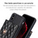 iPhone X / XS Horizontal Metal Buckle Wallet Rhombic Leather Phone Case - Black