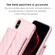 iPhone X / XS Horizontal Wallet Rhombic Leather Phone Case - Pink