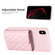 iPhone X / XS Horizontal Wallet Rhombic Leather Phone Case - Pink