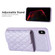 iPhone X / XS Horizontal Wallet Rhombic Leather Phone Case - Purple