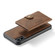 iPhone X / XS JEEHOOD Retro Magnetic Detachable Protective Case with Wallet & Card Slot & Holder - Brown